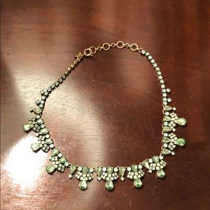 J crew Green Diamond Necklace